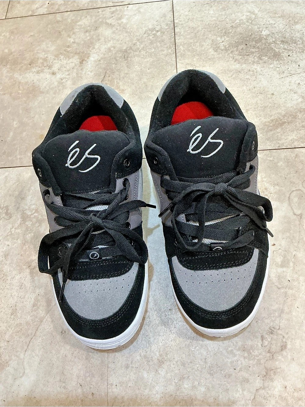 eS Accel OG Skate Sneakers Black & Gray US 9